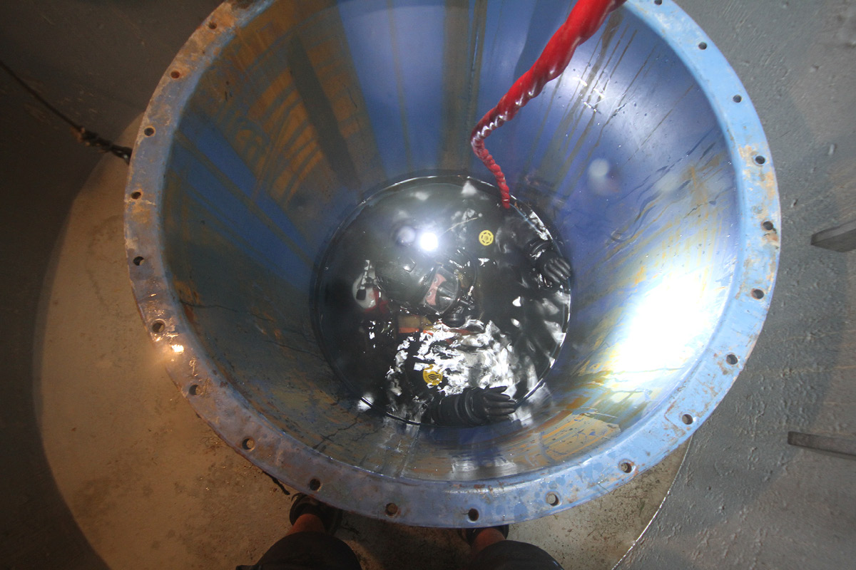 Dans le secteur de l’eau potable, TAF-Taucharbeiten