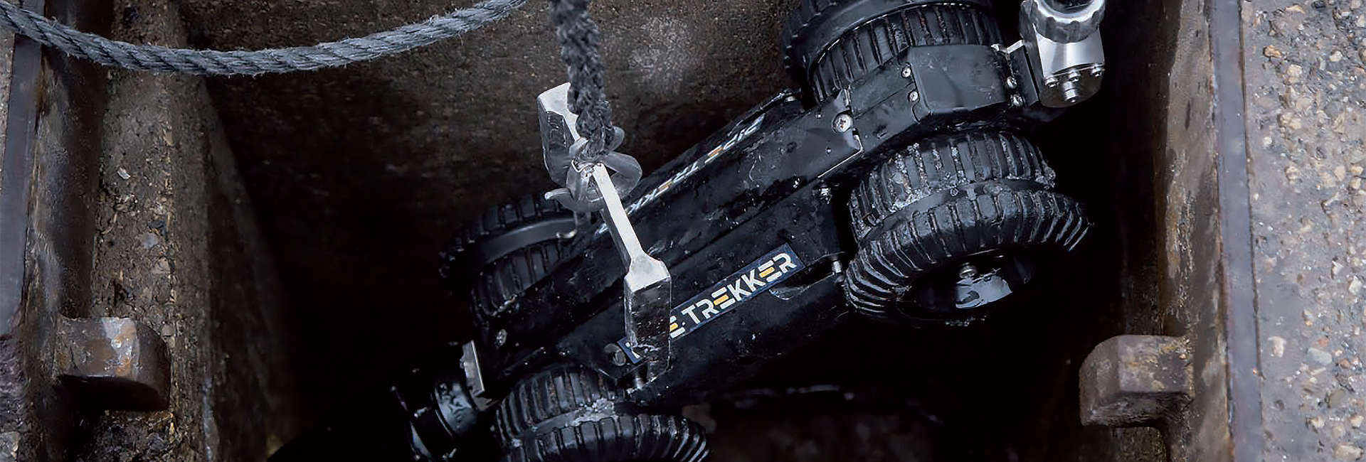 Rohrinspektionen und Laser-Vermessungen mit dem Deep Trekker Crawler A-150